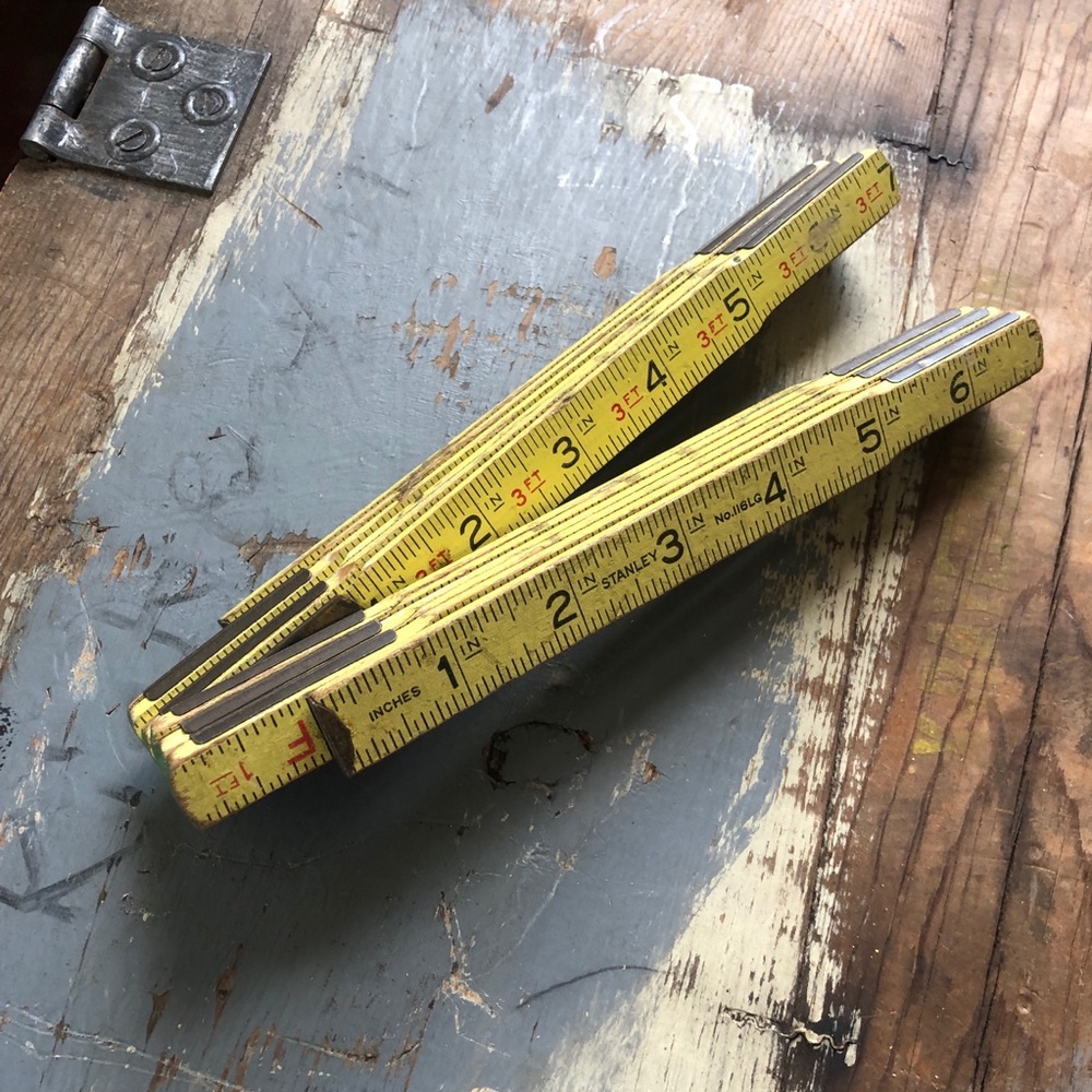 Vintage Accordion Ruler